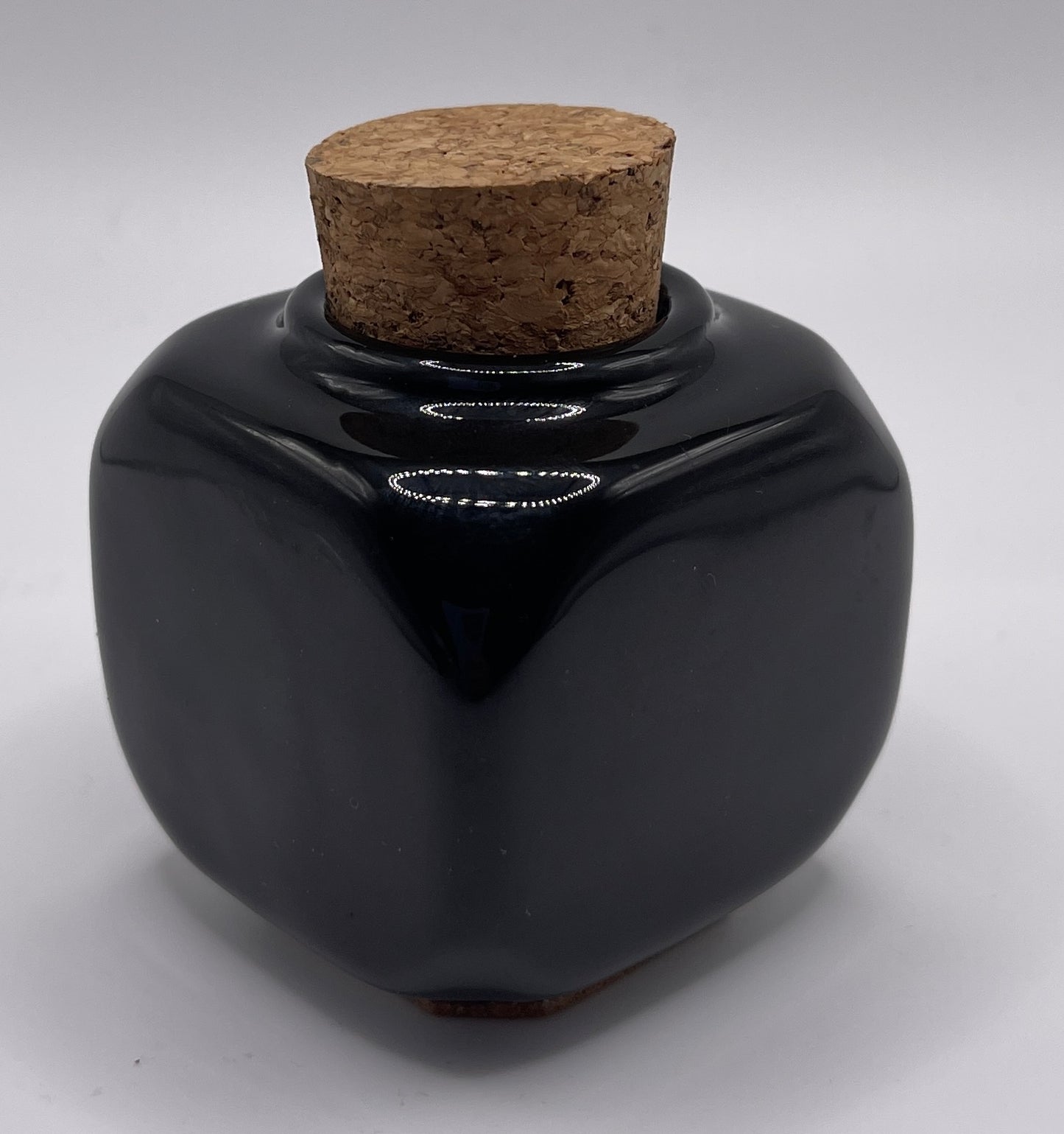 Monomer jar with cork- Black