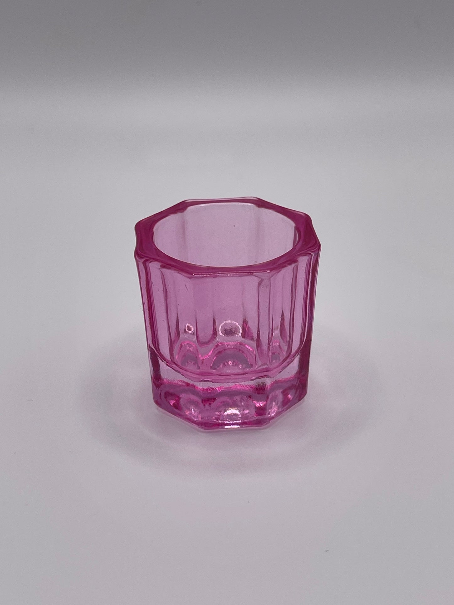 Small Glass Dappen Dish-Pink