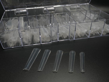 Coffin Tips 3XL (420pcs/box) Box Included- Clear
