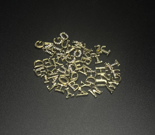 Alphabet Charms (52pcs) - Gold