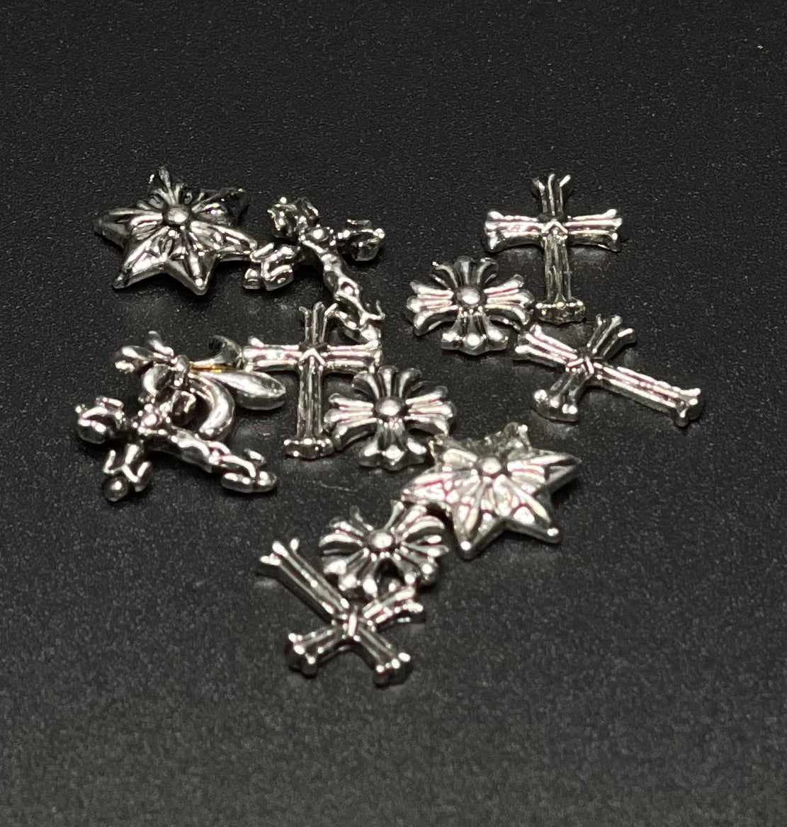 Chrome Hearts assorted Gun Metal - 12pcs