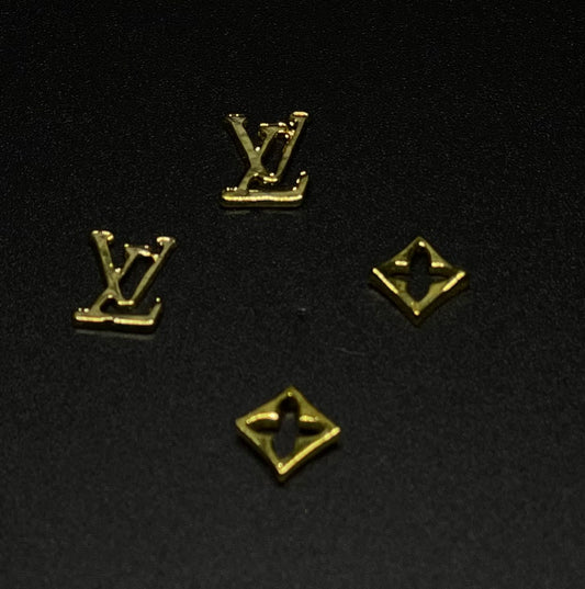 Luxury Charm LV- Gold (8pcs)