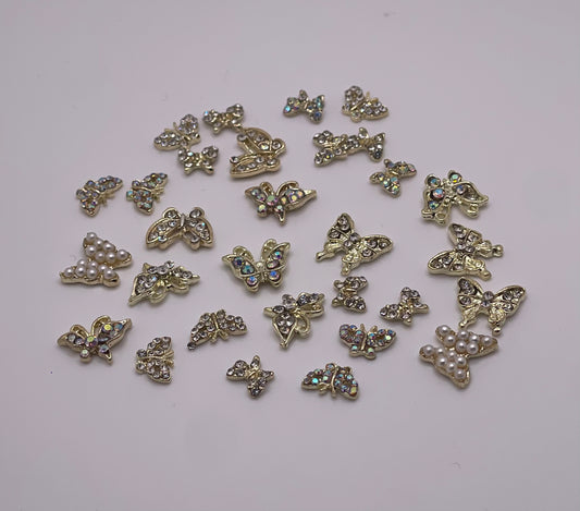 Assorted Butterfly Charms Pack