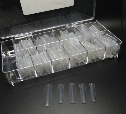 Square Tips XXL (500pcs/box) Box Included- Clear