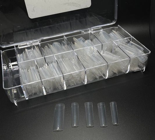 Square Tips XXL (500pcs/box) Box Included- Clear