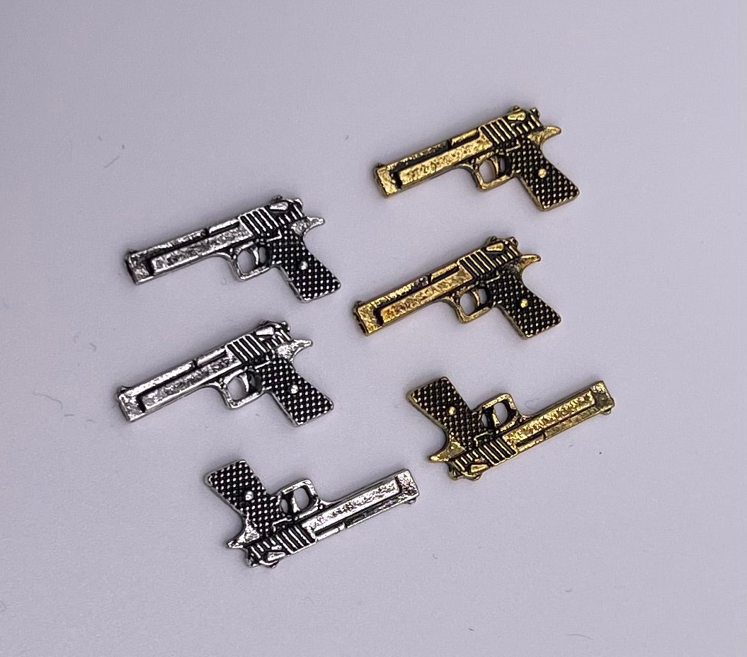 Assorted Gun Charms (14pcs)