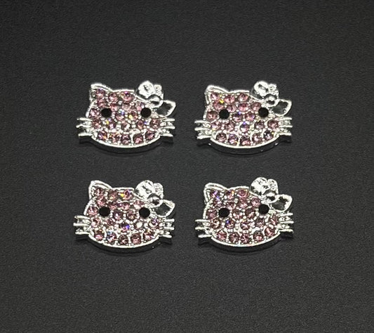 Hello Kitty Bedazzled Charm- Pink (10pcs)