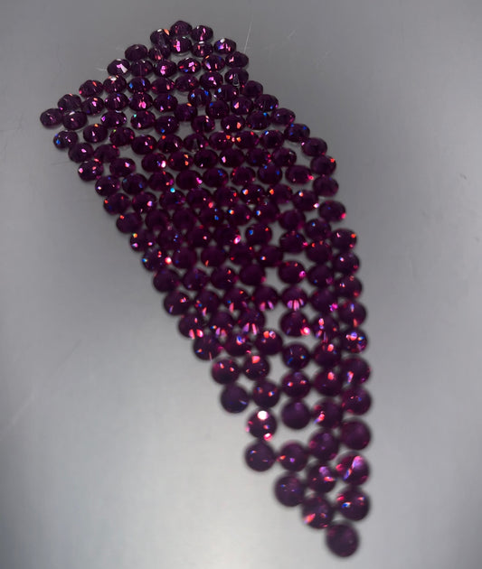 Glass Rhinestones - Fushia (1440pcs)