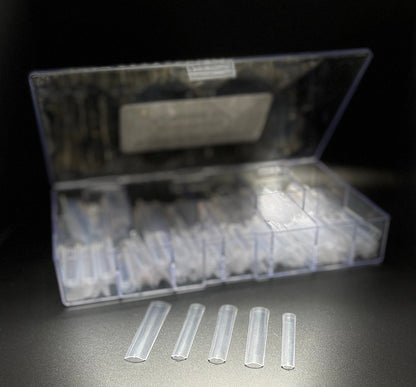 Square 3XL Tips (360pcs/box)- Clear