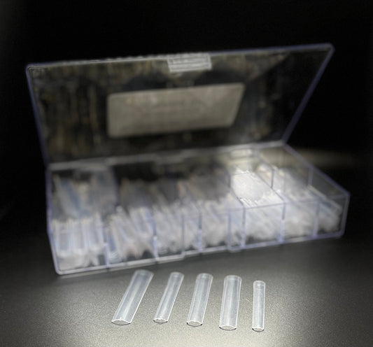 Square 3XL Tips (360pcs/box)- Clear